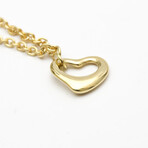 Tiffany & Co. // 18k Yellow Gold Open Heart Bracelet // 7.1" // Pre-Owned