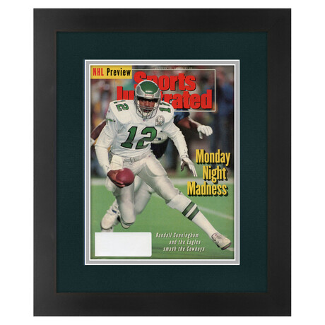 Randall Cunningham // Matted + Framed Sports Illustrated // October 12, 1992 Issue