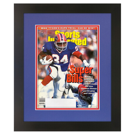 Thurman Thomas // Matted + Framed Sports Illustrated // January 20, 1992 Issue