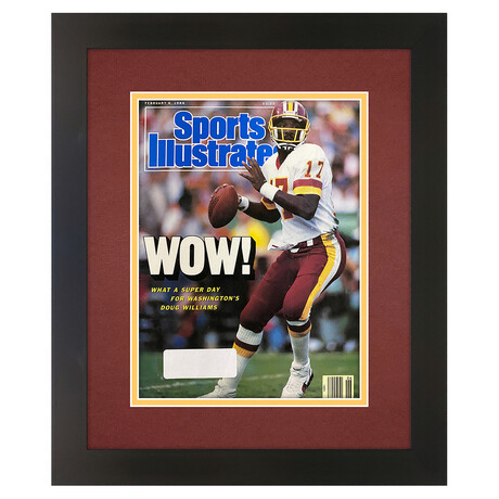 Doug Williams // Matted + Framed Sports Illustrated // February 8, 1988 Issue