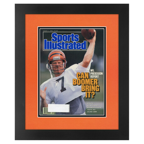 Boomer Esiason // Matted + Framed Sports Illustrated // August 7, 1989 Issue
