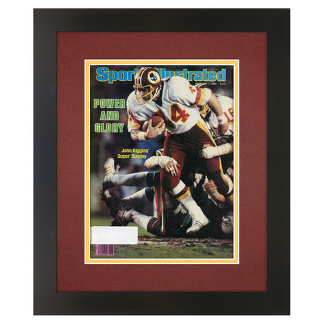 John Riggins // Matted + Framed Sports Illustrated // February 7, 1983 Issue