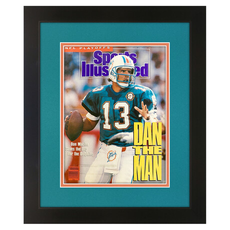 Dan Marino // Matted + Framed Sports Illustrated // January 14, 1991 Issue