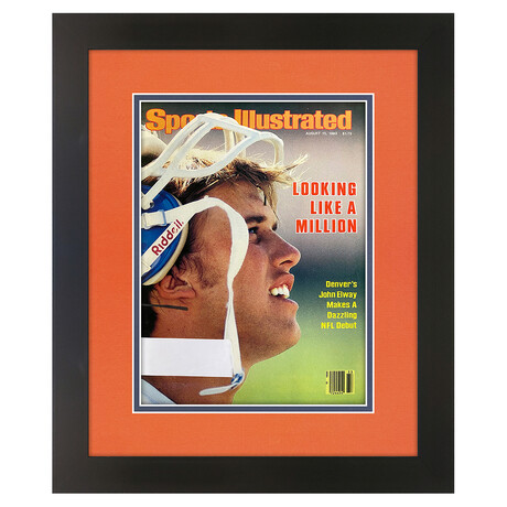 John Elway // Matted + Framed Sports Illustrated // August 15, 1983 Issue