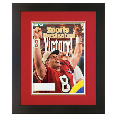 Steve Young // Matted + Framed Sports Illustrated (February 6, 1995 Issue)