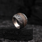 Silver Citrine Ring // Silver + Bronze (9)