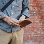 Rogue Front Pocket Wallet // Horween Bison Leather