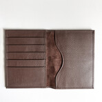 Rogue Leather Passport Holder // Brown