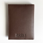 Rogue Leather Passport Holder // Brown