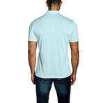 Short Sleeve Knit Polo Shirt // Mint (XL)