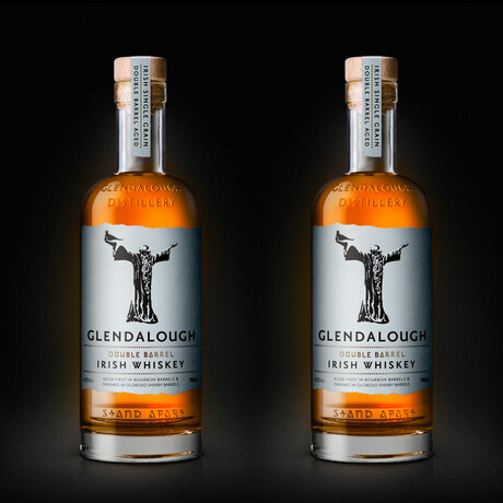Double Barrel Whiskey Set // Set of 2 // 750 ml Each