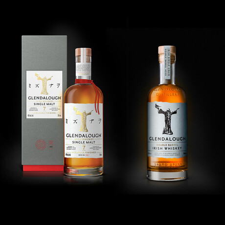 Three Oak Set // 7 Year Single Malt Mizunara Finish + Double Barrel Whiskey // Set of 2 // 750 ml Each