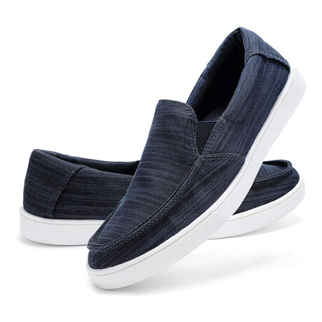 Aleader Men‘s Slip On Loafers // Navy (US: 7)