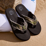 Aleader Men‘s Canvas Flip Flops // Camouflage (US: 9)