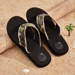 Aleader Men‘s Canvas Flip Flops // Camouflage (US: 11)