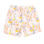 Hudson Swim Trunk // Bleached Honeysuckle Print (Small)