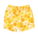 Harrison 5.5" Inseam Swim Trunk // Sunset Floral Print (Small)