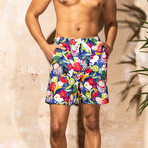 Hudson Swim Trunk // Island Time Print (Large)