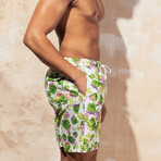 Hudson Swim Trunk // Violetta Print (Small)