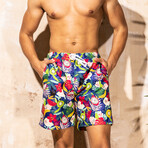 Hudson Swim Trunk // Island Time Print (Large)