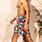 Hudson Swim Trunk // Island Time Print (Large)