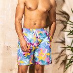 Hudson Swim Trunk // Golden Hour Print (Small)