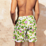 Hudson Swim Trunk // Violetta Print (Small)