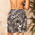 Hudson Swim Trunk // Moonlit Tropics Print (Small)