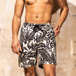 Hudson Swim Trunk // Moonlit Tropics Print (Small)