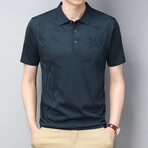 Mason Short Sleeve Polo Shirt // Dark Green (XL)