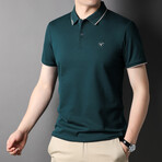 Gregory Short Sleeve Polo Shirt // Green (XL)