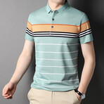 Kyle Short Sleeve Polo Shirt // Green (XS)