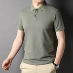 Lucas Short Sleeve Polo Shirt // Army Green (S)