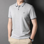 Matt Short Sleeve Polo Shirt // Gray (L)