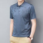 Eric Short Sleeve Polo Shirt // Gray (S)