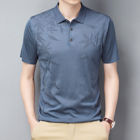 Eric Short Sleeve Polo Shirt // Gray (XS)