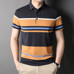 Kevin Short Sleeve Polo Shirt // Orange (XS)