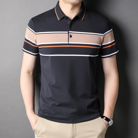 Jordan Short Sleeve Polo Shirt // Dark Gray (XS)