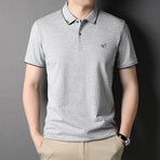 Matt Short Sleeve Polo Shirt // Gray (L)