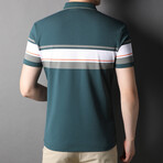 Ethan Short Sleeve Polo Shirt // Green (M)