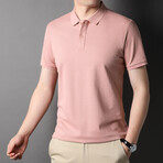 Evan Short Sleeve Polo Shirt // Pink (S)