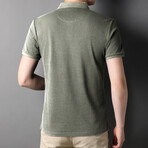 Lucas Short Sleeve Polo Shirt // Army Green (S)