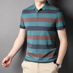 Liam Short Sleeve Polo Shirt // Green (M)