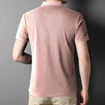 Evan Short Sleeve Polo Shirt // Pink (S)