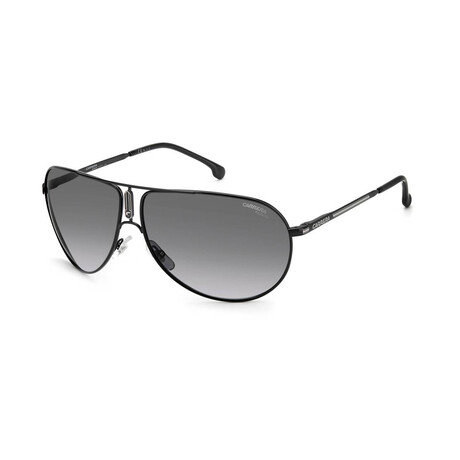 Carrera // Unisex Navigator Polarized Sunglasses // Black + Gray Shaded
