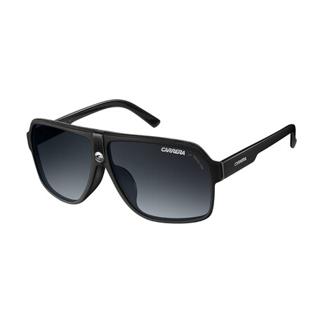 Carrera // Men's Aviator Sunglasses // Black + Gray Shaded