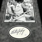 Billie Jean King // Signed Cut + Framed