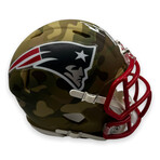 Rob Gronkowski // New England Patriots // Signed Camo Mini Helmet