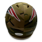 Rob Gronkowski // New England Patriots // Signed Camo Mini Helmet