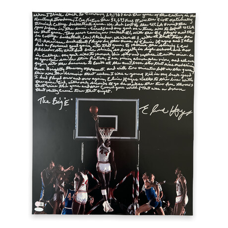 Elvin Hayes // Houston Cougars // Signed Photograph + Story Inscription